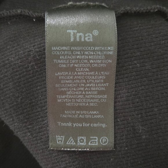 Aritzia TNA Homestretch Black Crop Tank XS - Picture 3 of 5